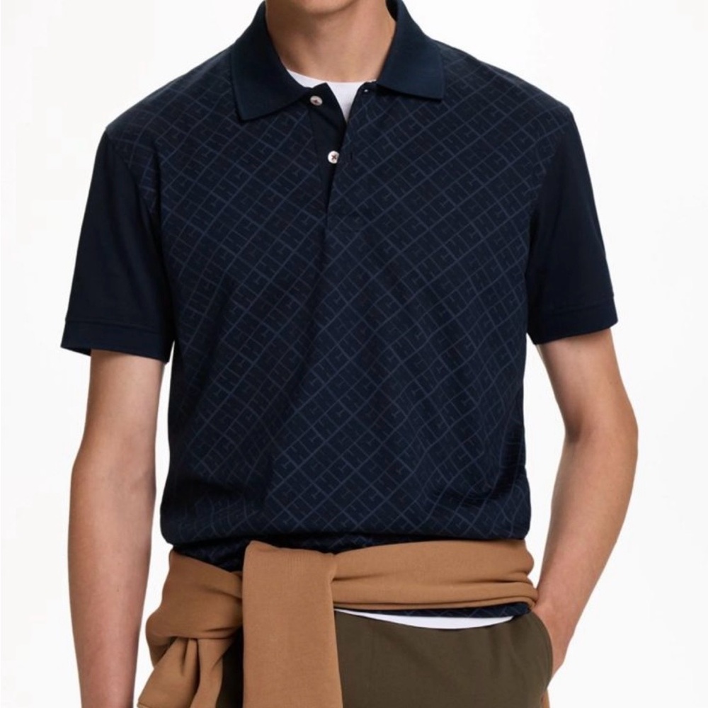 Carolina Herrera Dark Blue Polo Shirt S